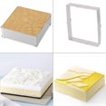 thumbnail image 1 of OUNONA 2Pack Mousse Square Mold Baking Cake Pan Supplies for Home Bakers, 1 of 8