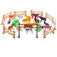 thumbnail image 1 of 1 Set Miniature Farm Animal Models Farm Scene Prop Models Farm Photo Prop, 1 of 8
