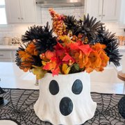 Ghost Bucket, Resin Multifunctional Ghost Flower Pots, Succulents Pot  Planting Pot  Cute Plant Pot  Decorative White Plant Pot  Small Large Planter Pot for Home Office