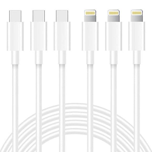 Pour Câble de Chargeur Rapide Lot de 2 (3.2 Pieds) Charge Rapide Compatible avec 13/13 Pro 12/12 Pro/12 Pro Max/11 Pro/11 Pro Max iPad