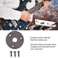 thumbnail image 3 of Guitar Jack Socket Plate, Guitar Round Metal Jack Plate Cover Guitar Jack Socket Plate For Bass With Mounting Screws, 3 of 8