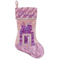 thumbnail image 2 of Northlight Bas de Noël Princess Pailleté Rose et Violet 20 Pouces, 2 of 6