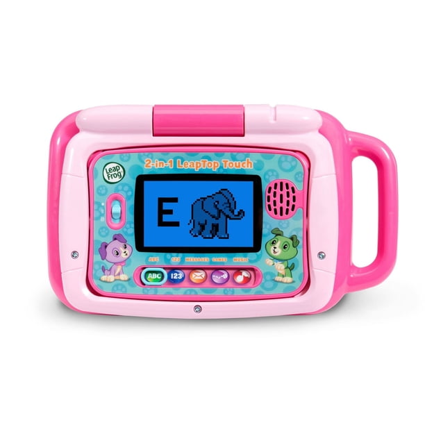 LeapFrog 2-in-1 Leaptop Touch, Pink, Interactive Toddler Learning