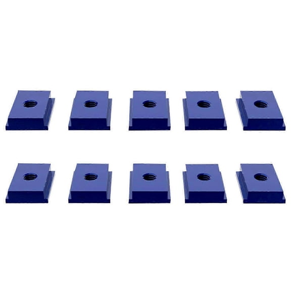 10Pcs T-Slider for T-Slot M6/8 T-Track Slider Sliding Nut Aluminum T Slot Nut for Woodworking Jigs Screw Slot Fasteners