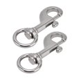 thumbnail image 3 of Single Ended Diving Clips, 316 Stainless Steel Rotating Snap Hook 3/4in ID  For Outdoor For Camera Strap For Clothesline, 3 of 8