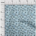 thumbnail image 2 of oneOone Polyester Spandex Medium Blue Fabric Tropical Sewing Material Print Fabric By The Yard 56 Inch Wide, 2 of 4