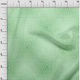 thumbnail image 3 of oneOone Georgette Viscose Green Fabric Geometric Craft Projects Decor Fabric Printed By The Yard 42 Inch Wide, 3 of 4