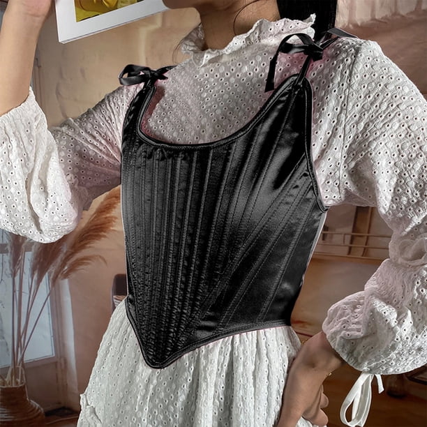 white dress shirt with corset Women's Bodysuit - Off - US 2 - Agnes Buy Pakistani Chiffon Dresses-Embroidered Trendy Spring Outfits Color:Electric Blue The Kim dress features