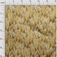 thumbnail image 3 of oneOone Tissu Tabby Soie Moutarde Foncé Abstrait pour Robe Tissu Imprimé au Mètre 42 Pouces de Large, 3 of 4