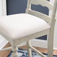 thumbnail image 4 of Tabouret de bar Hunter blanchi à la chaux, 4 of 8