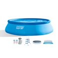 thumbnail image 1 of Intex Piscine Ronde hors-Sol Gonflable Easy Ensemble avec Couverture de 15 Pieds, 1 of 12