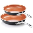 thumbnail image 1 of Gotham Steel Non-Stick Fry Pan Set, 8.5" & 9.5", As Seen On TV, 2-Pack, 1 of 6