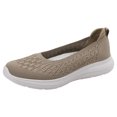 thumbnail image 1 of Bmisegm Women Casual Shoes Fashionable New Pattern Simple and Solid Color Flat Bottom Comfortable Lightweight Non Slip Mesh Breathable Womens Casual Shoes Khaki 40, 1 of 9