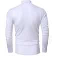 thumbnail image 2 of CEHVOM Chandail de Base à Col Montant Automne/hiver pour Homme, Grande Taille, Couleur Unie, Manches Longues, 2 of 5