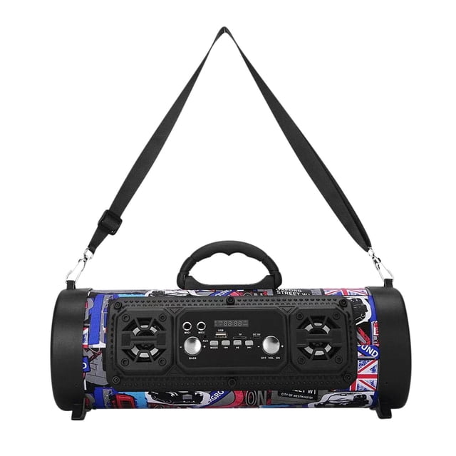 Haut-parleur Bluetooth, Haut-Parleurs Bluetooth Portables Tws, Haut-Parleurs Bluetooth, Haut-Parleur Bluetooth Portable d'Extérieur 15 W avec Caisson de Basses, Lumière LED, Microphone Carte Multifonction, Son avec Caisson de Basses, Radio FM