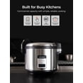 thumbnail image 2 of CUCKOO CR-3032 | 30-Cup (Uncooked) Commercial Rice Cooker & Warmer | Automatic Warm Mode, Nonstick Inner Pot, Detachable Inner Lid | Stainless Steel, 2 of 6
