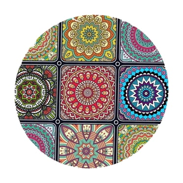 Polyester Round Tablecloth, Table Cloth, Catering, Events, Elastic Band, Various Style .5m