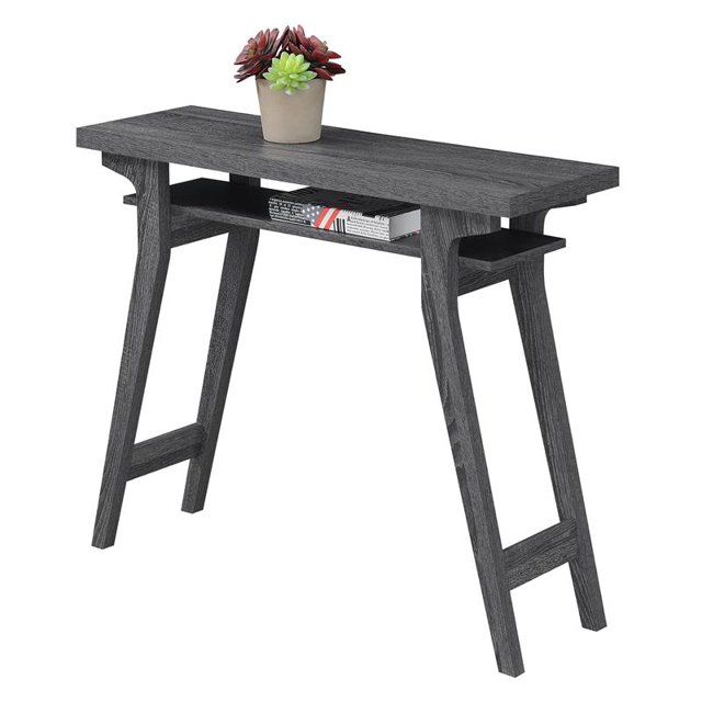 Convenience Concepts Console Newport Lynda en Bois Gris