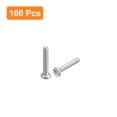 thumbnail image 3 of Unique Bargains M1x0.25x6mm Lot de 100 Vis Plates Rondes en Métal pour Machine à Entraînement Phillips, 3 of 5