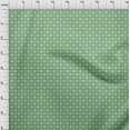 thumbnail image 4 of oneOone Rayon Green Fabric Geometric Tile Fabric For Sewing Printed Craft Fabric By The Yard 56 Inch Wide, 4 of 4