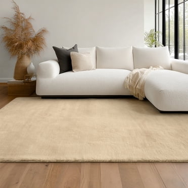 Tapis Argo Lavable à la Machine Moelleux et Shaggy pour Salon, Chambre, Salle A Manger, Entrée, Couloir et Plus Encore.