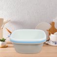 thumbnail image 4 of TEHAUX 3Pcs Foldable Square Plastic Basin Set Multipurpose Hand Wash Basin for Kitchen and Household Dishes, 4 of 8