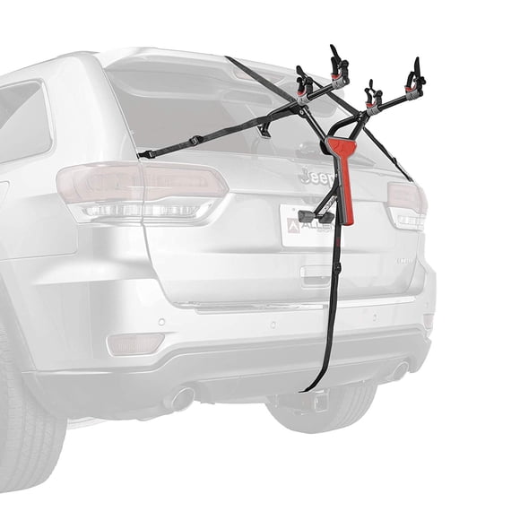Allen Sports MT2-B Adjustable Ultra Compact Trunk Mounted 2 Bike Rack, Black