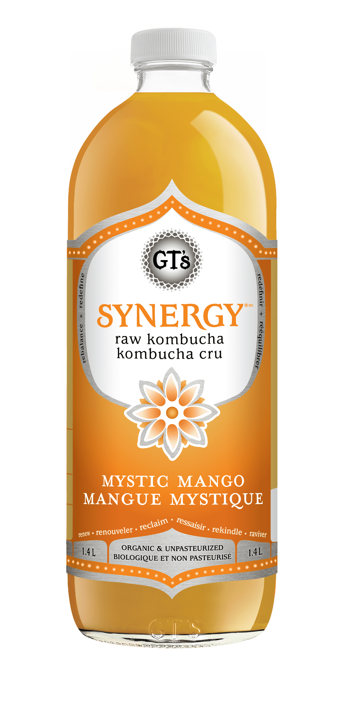 Synergy The Real Kombucha Mystic Mango, 1.4l