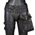 thumbnail image 2 of ziyahi Goth Rock Steampunk Punk Rivet Waist Leg Bag Hip Motorcycle Messenger Pack, 2 of 5