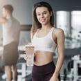thumbnail image 2 of On Whey Protein,Protein Mixing Bottle 24 Protein Bottle with Mixing Ball Mixing Bottle Protein Bottle Portable Pre Exercise Whey Protein Beverage Cup,Protein Bottles Shakers, 2 of 9