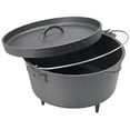 thumbnail image 1 of CUISILAND 9QT Pre-Seasoned Lip Lid Cast Iron Dutch Oven with Lid, 1 of 4