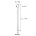 thumbnail image 2 of Unique Bargains Split Cotter Pin, 3x40mm Stainless Steel Clip Fastener Fitting Silver 30Pack, 2 of 5