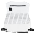 thumbnail image 2 of Reflective Strip Vest, Cycling Waistcoat Polyester Cycling Vest Pocket Design  For Training Sports Equipment For Running Biking Walking White White, 2 of 8