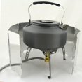 thumbnail image 4 of Outdoor Mini Portable Foldable 11-Plate Camping Picnic BBQ Cooking Stove Windscreen, 4 of 9