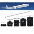 thumbnail image 5 of 42 Pouces Valise à 6 Roues Très Grande Légère Chariot Valise Sac de Voyage UK STOCK, 5 of 5