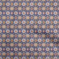 thumbnail image 1 of oneOone Polyester Spandex Medium Blue Fabric Asian Kilim Sewing Material Print Fabric By The Yard 56 Inch Wide, 1 of 5