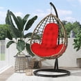 thumbnail image 1 of Thickened Enlarged Hanging Chair Swing Cushion With Non Slip Breathable Fabric Indoor Outdoor Comfort Support For Back And Hips Durable Material, 1 of 8