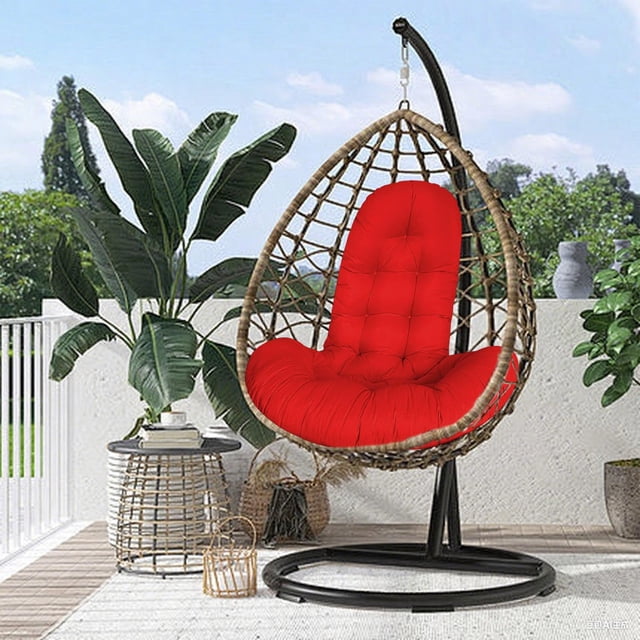 Thickened Enlarged Hanging Chair Swing Cushion With Non Slip Breathable Fabric Indoor Outdoor Comfort Support For Back And Hips Durable Material