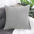thumbnail image 2 of Unique Bargains Soft Corduroy Corn Striped Decorative Throw Pillow Cover, 2 of 9