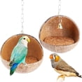 thumbnail image 4 of Birdeem Natural Birdhouse Parrot Parrot Breeding Box Birdhouse Ring Parrot Toys Suspension, 4 of 8