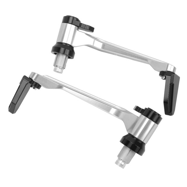 Hand Guard Protector, Wear Resistant Impact Proof Aluminium Alloy Handlebar Brake Lever Protector For Motorbike Black,Red,Silver
