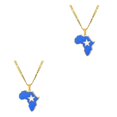 thumbnail image 1 of Maytalsory Collier Léger et Confortable avec Pendentif Africa Map Déclaration Somalia 2Set, 1 of 6
