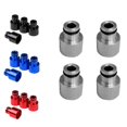 thumbnail image 4 of Miulika 4x Car Automotive Fuel Adapters For RDX s- Sliver, Black, Blue,Red Available , Sliver, 4 of 9