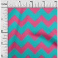 thumbnail image 1 of oneOone Silk Tabby Fabric Chevron Geometric Decor Fabric Printed BTY 42 Inch Wide, 1 of 4