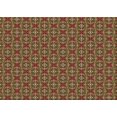 thumbnail image 1 of Ahgly Tapis Rectangulaire Lavable en Machine Intérieur Transitionnel Brun Cannelle, 4 Pieds x 6 Pieds, 1 of 7