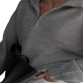 thumbnail image 3 of Pullover Oversize en Tricot pour Femmes Manches Longues Col Rabattu Demi-Fermeture à Glissière Automne Hiver Mode Urbaine, 3 of 4