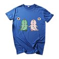 thumbnail image 1 of T-shirt pour Femmes T-shirt Mode T-shirt Décontracté Imprimé Dinosaure Ample à Manches Courtes, 1 of 3