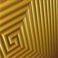 thumbnail image 1 of Ahgly Company Tapis d'Intérieur Lavables en Machine, Carrés Transitionnels, Marron Acajou, 4' Carré, 1 of 7