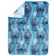 thumbnail image 4 of Lilo & Stitch 'Stripes' Kids Silk Touch Fleece Throw, 100% Polyester, 4 of 5