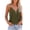 Armée Verte, variante sur Liquidation d'Économies d'Été! Débardeur Sans Manches Aguichant à Col en V avec Fermeture Éclair Uni pour Femme, Haut Tendance et Confortable pour l'Été, la Plage Ou un Style Décontracté Liquidation Ventes Aujourd'hui Aubaines Prime